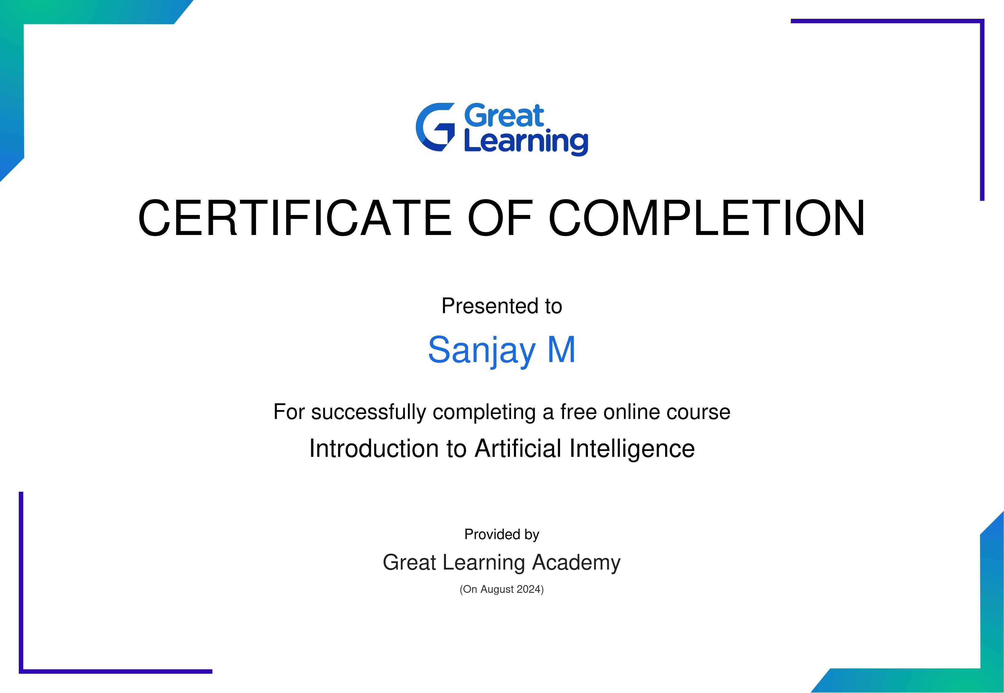 Certificate 3